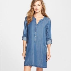 Soft By Joie Eguine Chambray Dress Size Large